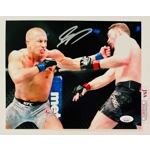 GEORGES GSP ST-PIERRE SIGNED UFC 8x10 & JSA CERTIFIED
