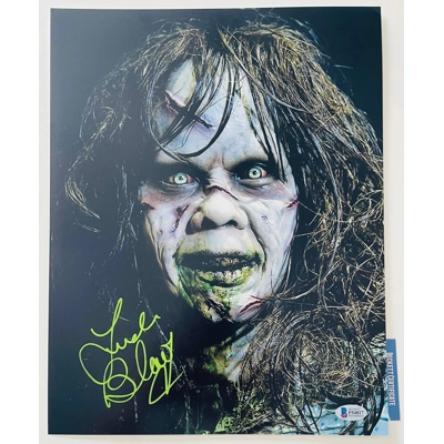 THE EXORCIST 11x14 POSTER SIGNED by LINDA BLAIR and BECKETT CERTIFIED 2