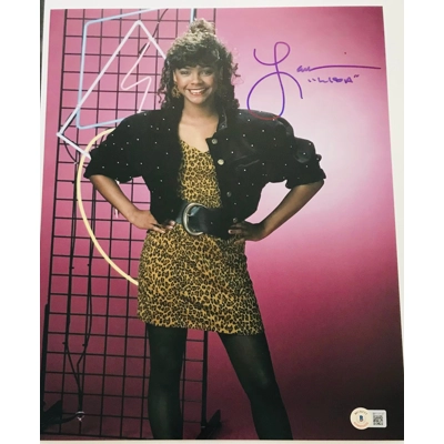 SAVED BY THE BELL LISA TURTLE 11x14 POSTER SIGNED by LARK VOORHIES w/insc and BECKETT CERTIFIED