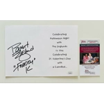 ROBERT ENGLUND SIGNED THE ENGLUNDS HALLOWEEN CARD & JSA CERTIFIED COA