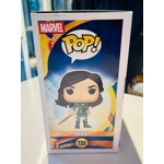 ETERNALS SERSI 728 FUNKO POP SIGNED by GEMMA CHAN and BECKETT CERTIFIED