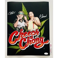 CHEECH MARIN & TOMMY CHONG SIGNED CHEECH & CHONG 11x14 POSTER & JSA CERTIFIED