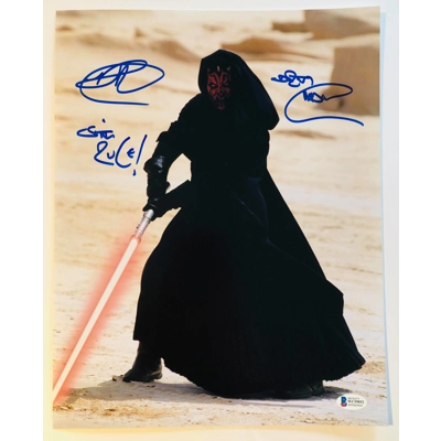 STAR WARS 11x14 POSTER SIGNED by RAY PARK and BECKETT CERTIFIED 1