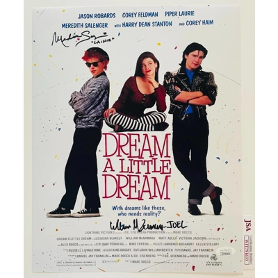 DREAM A LITTLE DREAM 11x14 DOUBLE SIGNED by MEREDITH SALENGER and WILLIAM McNAMARA and JSA CERTIFIED