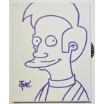 TONE RODRIGUEZ SKETCH & SIGNED 8x10 CANVAS & BECKETT CERTIFIED BAS COA