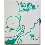 TONE RODRIGUEZ SKETCH & SIGNED 8x10 CANVAS & BECKETT CERTIFIED BAS COA