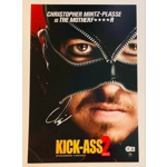 CHRISTOPHER MINTZ-PLASSE SIGNED KICK-ASS 12x18 POSTER & BECKETT BAS COA