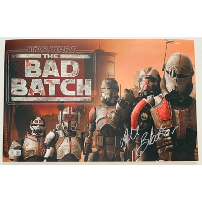 DEE BRADLEY BAKER SIGNED STAR WARS THE BAD BATCH 11x17 POSTER & BECKETT BAS COA DEE BRADLEY BAKER SIGNED STAR WARS THE BAD BATCH 11x17 POSTER & BECKETT BAS COA