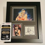MARIA SHARAPOVA SIGNED FRAMED CUT & JSA CERTIFIED COA MARIA SHARAPOVA SIGNED FRAMED CUT & JSA CERTIFIED COA