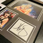 MARIA SHARAPOVA SIGNED FRAMED CUT & JSA CERTIFIED COA MARIA SHARAPOVA SIGNED FRAMED CUT & JSA CERTIFIED COA