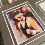 MARIA SHARAPOVA SIGNED FRAMED CUT & JSA CERTIFIED COA MARIA SHARAPOVA SIGNED FRAMED CUT & JSA CERTIFIED COA