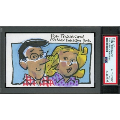 DENNIS THE MENACE SKETCH and SIGNED by RON FERDINAND and PSA ENCAPSULATED 3 DENNIS THE MENACE SKETCH and SIGNED by RON FERDINAND and PSA ENCAPSULATED 3