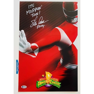 STEVE CARDENAS SIGNED POWER RANGERS 11x17 POSTER & BECKETT BAS CERTIFIED COA STEVE CARDENAS SIGNED POWER RANGERS 11x17 POSTER & BECKETT BAS CERTIFIED COA