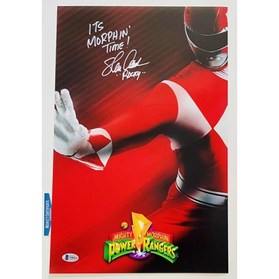 STEVE CARDENAS SIGNED POWER RANGERS 11x17 POSTER & BECKETT BAS CERTIFIED COA STEVE CARDENAS SIGNED POWER RANGERS 11x17 POSTER & BECKETT BAS CERTIFIED COA