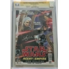 JOHN OSTRANDER SIGNED STAR WARS AGENT OF THE EMPIRE IRON ECLIPSE #1 9.4 CGC GRADED COMIC