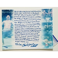 CHUCK LIDDELL SIGNED UFC 11x14 LIMITED POSTER /911 & PSA CERTIFIED COA