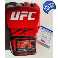 RAUL ROSAS JR SIGNED UFC RED GLOVE & PSA CERTIFIED COA