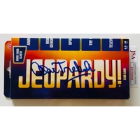 ALEX TREBEK SIGNED JEOPARDY CARD GAME & JSA CERTIFIED COA