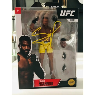 UFC FIGURE SERIE 1 SIGNED by FRANCIS NGANNOU and BECKETT CERTIFIED