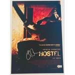 ELI ROTH SIGNED HOSTEL 12x18 POSTER & BECKETT CERTIFIED BAS COA ELI ROTH SIGNED HOSTEL 12x18 POSTER & BECKETT CERTIFIED BAS COA