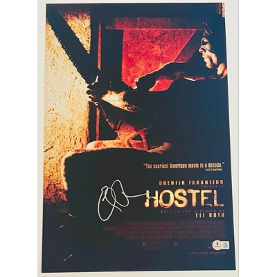 HOSTEL 12x18 POSTER SIGNED by ELI ROTH and BECKETT CERTIFIED HOSTEL 12x18 POSTER SIGNED by ELI ROTH and BECKETT CERTIFIED