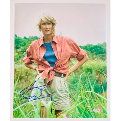 JURASSIC PARK 16x20 POSTER SIGNED by LAURA DERN and BECKETT CERTIFIED* JURASSIC PARK 16x20 POSTER SIGNED by LAURA DERN and BECKETT CERTIFIED*