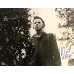 NICK CASTLE SIGNED HALLOWEEN MICHAEL MYERS 16x20 POSTER & BECKETT CERTIFIED BAS NICK CASTLE SIGNED HALLOWEEN MICHAEL MYERS 16x20 POSTER & BECKETT CERTIFIED BAS