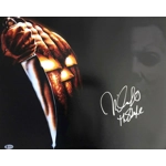 NICK CASTLE SIGNED HALLOWEEN MICHAEL MYERS 16x20 POSTER & BECKETT CERTIFIED BAS NICK CASTLE SIGNED HALLOWEEN MICHAEL MYERS 16x20 POSTER & BECKETT CERTIFIED BAS