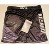 DEMETRIOUS JOHNSON SIGNED UFC SHORT/TRUNKS & JSA CERTIFIED COA