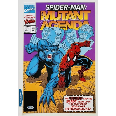 SAM DE LA ROSA SIGNED SPIDER-MAN MUTANT AGENDA 11x17 POSTER & BECKETT CERTIFIED SAM DE LA ROSA SIGNED SPIDER-MAN MUTANT AGENDA 11x17 POSTER & BECKETT CERTIFIED