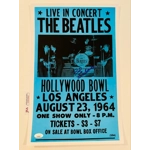 SID BERNSTEIN SIGNED THE BEATLES LIVE IN CONCERT HOLLYWOOD BOWL 11x17 POSTER SID BERNSTEIN SIGNED THE BEATLES LIVE IN CONCERT HOLLYWOOD BOWL 11x17 POSTER
