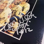 PAUL D'AMATO, ALLAN NICHOLS & YVON BARRETTE SIGNED SLAP SHOT 11x17 POSTER & JSA PAUL D'AMATO, ALLAN NICHOLS & YVON BARRETTE SIGNED SLAP SHOT 11x17 POSTER & JSA