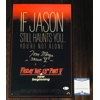 TOM MORGA SIGNED FRIDAY THE 13TH PART V 11x17 POSTER & BECKETT BAS CERTIFIED COA