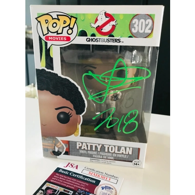 GHOSTBUSTERS PATTY TOLAN 302 SIGNED by LESLIE JONES w/insc and JSA CERTIFIED