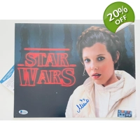 STAR WARS 11x14 POSTER SIGNED by MILLIE BOBBY BR..