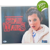 STAR WARS 11x14 POSTER SIGNED by MILLIE BOBBY BR..