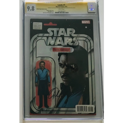 STAR WARS #1 LANDO CALRISSIAN MARVEL COMICS 9.8 CGC GRADED DOUBLE SIGNED by ALEX MALEEV and TYLER CHRISTOPHER STAR WARS #1 LANDO CALRISSIAN MARVEL COMICS 9.8 CGC GRADED DOUBLE SIGNED by ALEX MALEEV and TYLER CHRISTOPHER