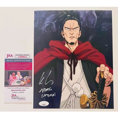 ONE-PUNCH MAN KAMIKAZE aka ATOMIC SAMURAI 8x10 SIGNED by KYLE HEBERT w/insc and JSA CERTIFIED