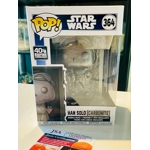 STAR WARS HAN SOLO CARBONITE 364 FUNKO POP SIGNED by CLIVE REVILL and JSA CERTIFIED