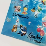 POKEMON CAST MEMBERS SIGNED 11x17 POSTER & JSA CERTIFIED COA (10 SIGNATURES) POKEMON CAST MEMBERS SIGNED 11x17 POSTER & JSA CERTIFIED COA (10 SIGNATURES)