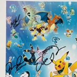 POKEMON CAST MEMBERS SIGNED 11x17 POSTER & JSA CERTIFIED COA (10 SIGNATURES) POKEMON CAST MEMBERS SIGNED 11x17 POSTER & JSA CERTIFIED COA (10 SIGNATURES)