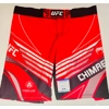 KHAMZAT CHIMAEV SIGNED UFC RED SHORT/TRUNKS & PSA CERTIFIED COA