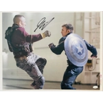 GEORGES ST-PIERRE SIGNED CAPTAIN AMERICA 16x20 POSTER & JSA CERTIFIED COA