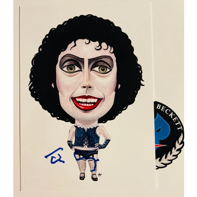 THE ROCKY HORROR PICTURE SHOW 5x7 SIGNED by TIM CURRY and DOUBLE CERTIFIED THE ROCKY HORROR PICTURE SHOW 5x7 SIGNED by TIM CURRY and DOUBLE CERTIFIED