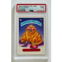 GARBAGE PAIL KIDS 1986 CATTY KATHY #159a STICKERS GRADED M..