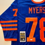 WILL SANDIN SIGNED HALLOWEEN HADDONFIELD SLASHERS CUSTOM JERSEY & JSA CERTIFIED