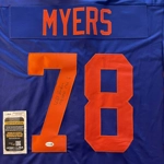 WILL SANDIN SIGNED HALLOWEEN HADDONFIELD SLASHERS CUSTOM JERSEY & JSA CERTIFIED