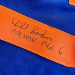 WILL SANDIN SIGNED HALLOWEEN HADDONFIELD SLASHERS CUSTOM JERSEY & JSA CERTIFIED