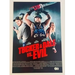 ELI CRAIG SIGNED TUCKER and DALE vs EVIL 12x18 POSTER & BECKETT CERTIFIED