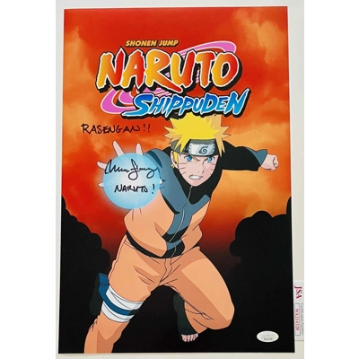 MAILE FLANAGAN SIGNED NARUTO 11x17 POSTER & JSA CERTIFIED COA MAILE FLANAGAN SIGNED NARUTO 11x17 POSTER & JSA CERTIFIED COA